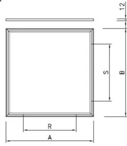 Moduulivalaisin Airam Plateia Q6 LED - MODULIVALAISIN AIRAM PLATEIA Q6 6X38W SKY01