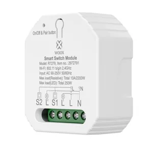Pintakytkin Finnsat WOOX WiFi - PINTAKYTKIN 2-KAN. ÄLYKYTKIN 10A 2300W
