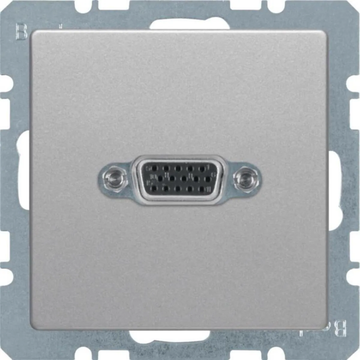 AV-rasia Hager Q.1 VGA 15p D UK ALU – alumiini