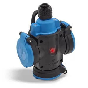 Jatkopistorasia Norwesco Power Solid IP54 - JATKOPISTORASIA NORWESCO 3S/16A/250V/IP54 SI/MU
