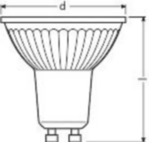 Kohdelamppu Ledvance Performance Spot PAR16 - KOHDELAMPPU LEDVANCE PAR16 4,3W/840 350LM GU10 5KPL