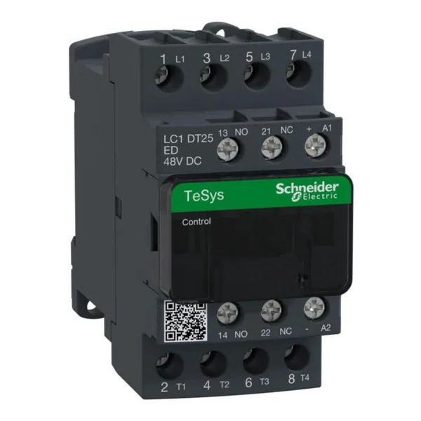 Kontaktori Schneider Electric TeSys LC1DT25ED 25A 4S 1S+1A 48VDC