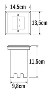 Maavalaisin Konstsmide - MAAVALAISIN KONSTSMIDE MAAVALO 7960-310 IP65 6W TE