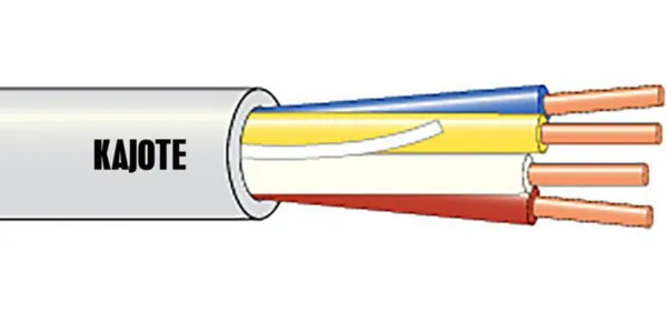 Merkinantokaapeli-HF Kajote KLM LSZH Dca KLM-LSZH 4X0.8 PK600