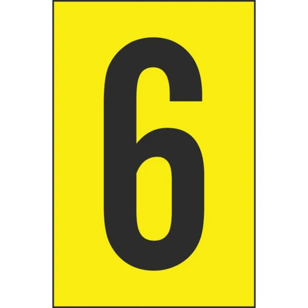 Merkintätarra Hammarprodukter numerot HAMMAR HEIJASTETARRA NUM. 6 (KELT