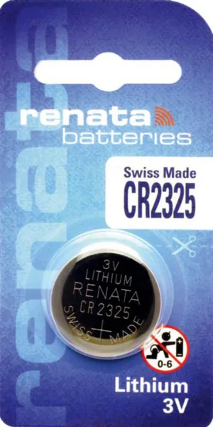 Paristo nappi lithium Renata CR2325/BP1 3V/190mAh BLISTER