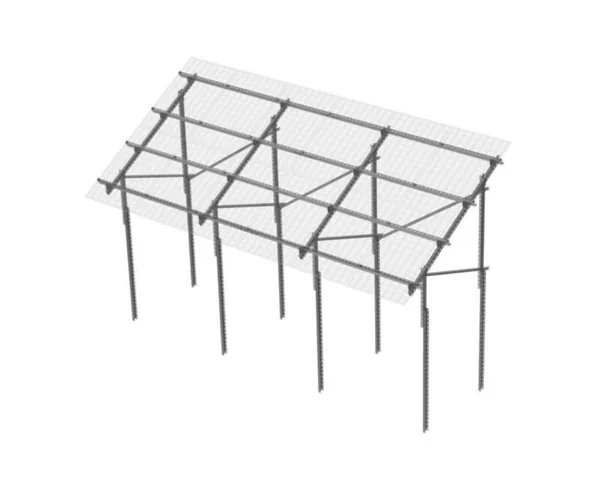 Asennusteline Meka Solar NORDIC PV SYSTEM GS3 2X6