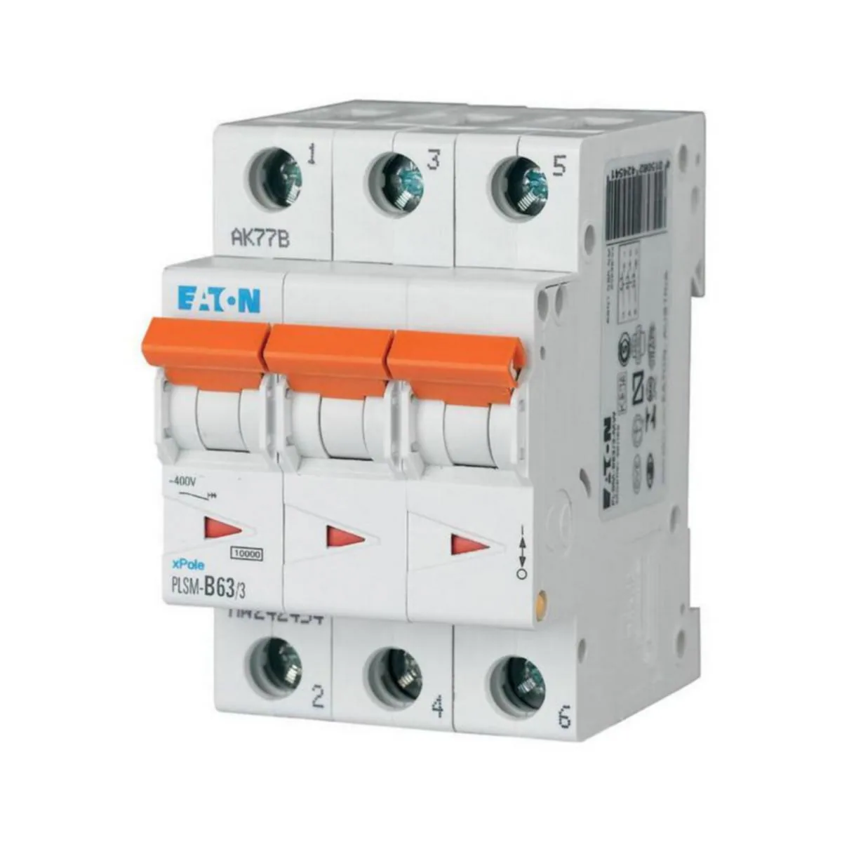 Johdonsuojakatkaisija Eaton Xpole PLSM-C63/3-MW