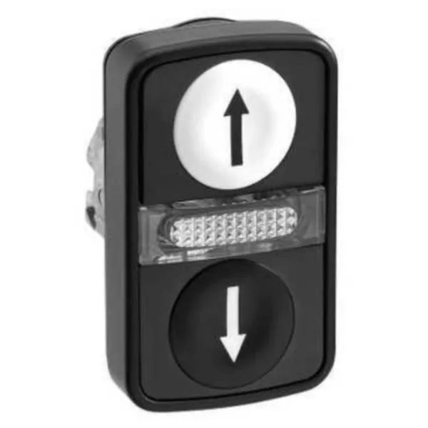 Kaksoispainike Schneider Electric Harmony ZB4BW7A17247 M.VALO