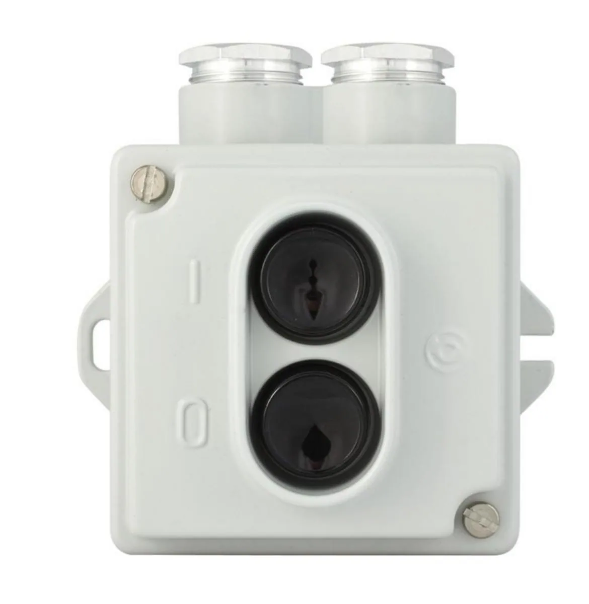 Kytkin 16A 250V IP44 Selcast VAIHTO 2xPK16 HARM – harmaa