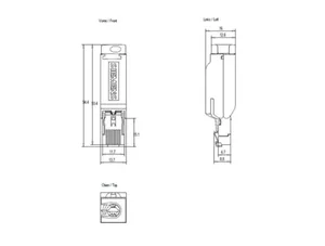 Pistoliitin Siemens Ethernet FastConnect - PISTOLIITIN SIEMENS PROFINET FC RJ45 LIITIN,10 KPL