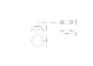 Alasvalo Ledvance Downlight Comfort - ALASVALO LEDVANCE DL CMFT D150 18W CCT OP ZB