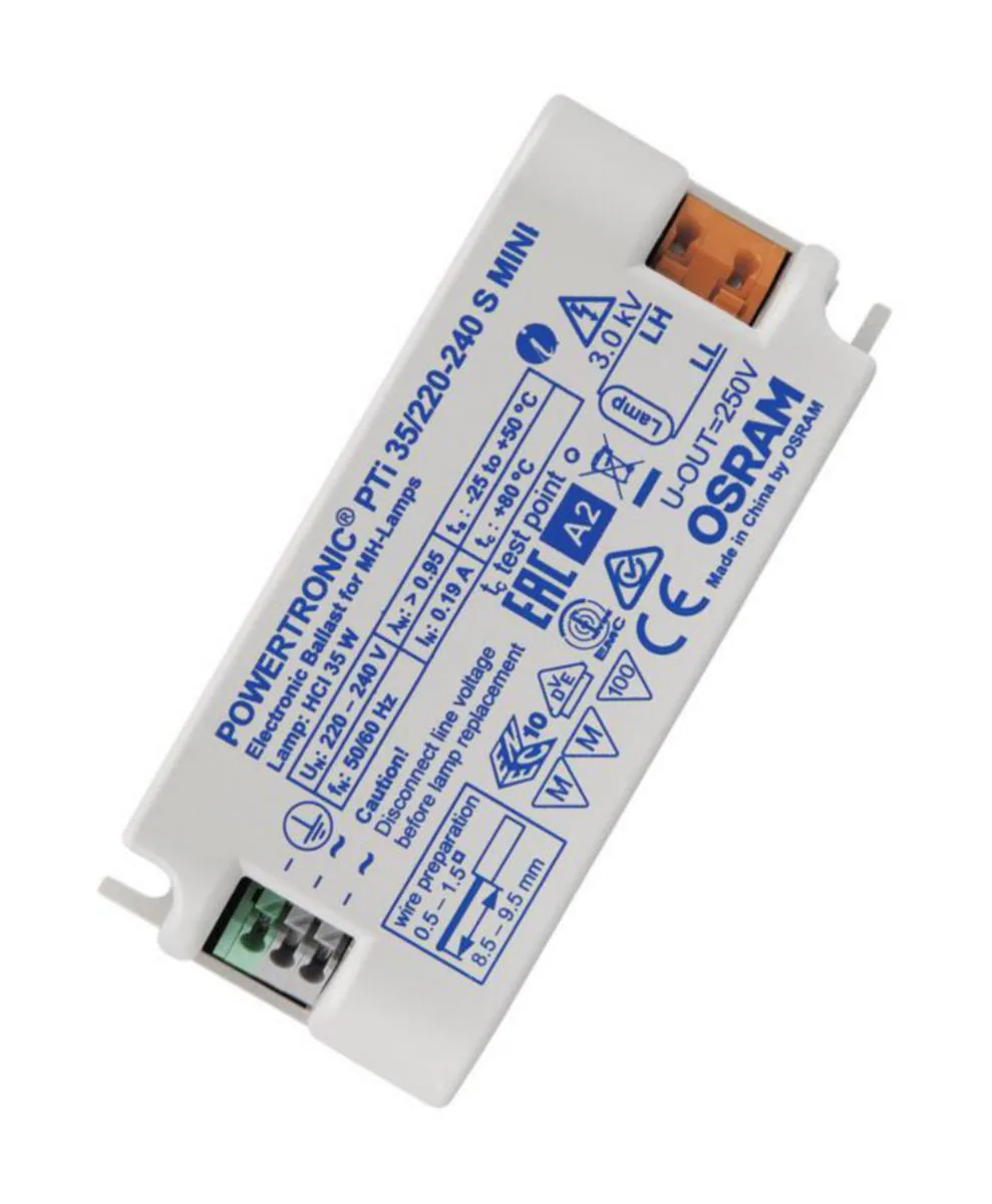 Elektroninen liitäntälaite Osram Powertronic - ELEKTRON. LIITÄNTÄLAITE OSRAM PTI 35/220-240 S MINI