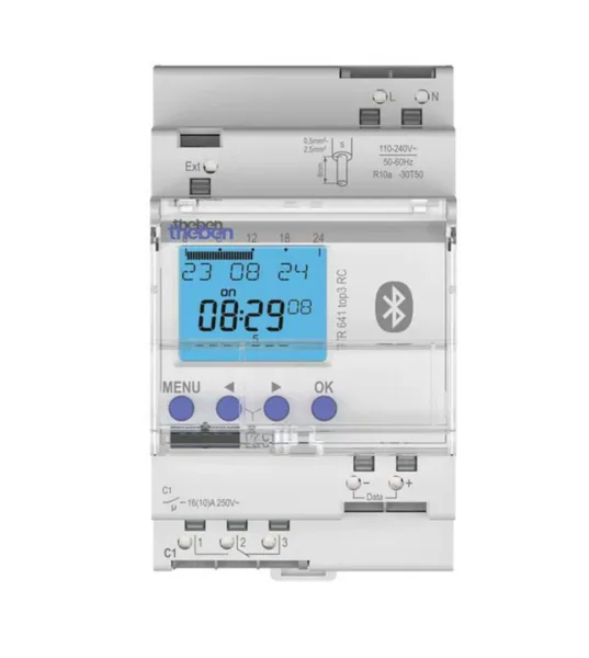 Kellokytkin digitaalinen Theben TR top3 DIGITAALINE TRTOP3 1S-365D 1V/16A DIN
