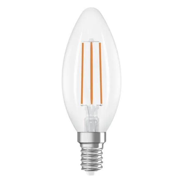 Kynttilälamppu Ledvance Super-Efficient CLB 3,8W/827 806LM E14 CL ELA