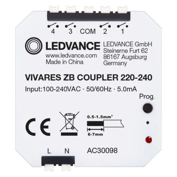 OHJAUSKOMPONENTTI LEDVANCE VIVARES ZB PB COUPLER