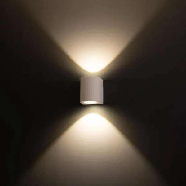 Seinä/kattovalaisin ulko FTLight Diva 2X5W LED VALKOINEN 3K