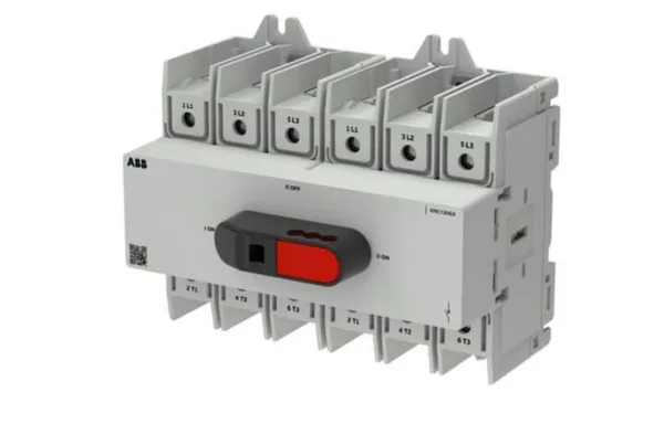 Vaihtokytkin ABB OT Plus 3-napainen 3-NAP. I-O-II 125A 690V AC-22A