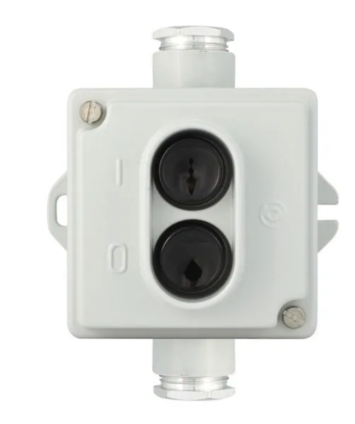 Kytkin 16A 250V IP44 Selcast 2-NAP 2xPK16 HARM