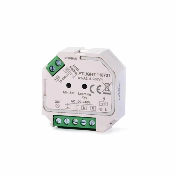 LED-ohjain FTLight TRIAC/PUSHDIM RF 230V