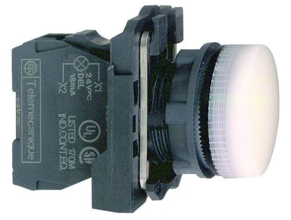 Merkkivalo Schneider Electric Harmony XB5 XB5AVM1 LED 230VAC VALKOINEN