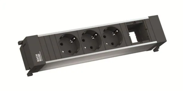Pistorasia Bachmann Power Frame 3xPR+1xMOD.PAIKKA 0,2M GST18i3