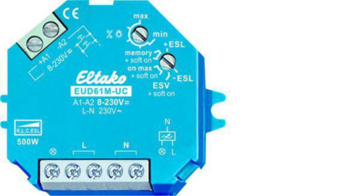 Valonsäädin Eltako rasia - VALONSÄÄDIN ELTAKO SARJA 61 KOJERASIA 400/100WLED 8-230V
