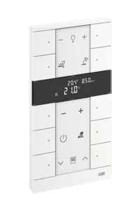 Huonetermostaatti ABB-free@home - HUONETERMOSTAATTI ABB FREEHOME 10-OS T CO2 RH VOC MVAL
