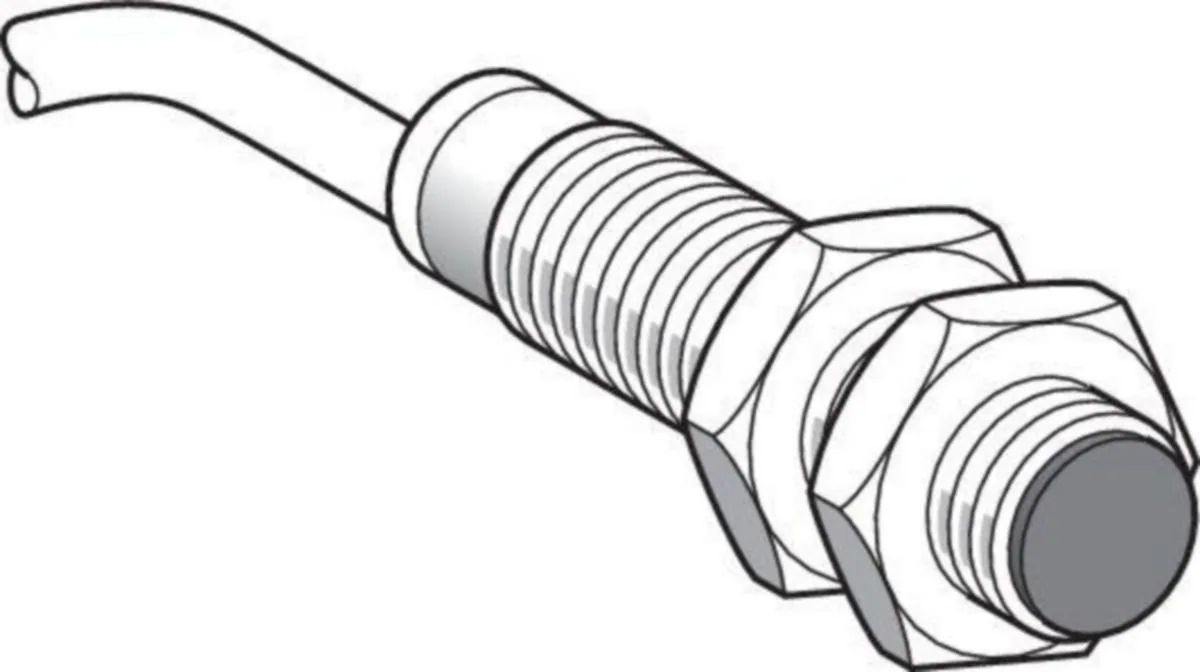 Induktiivinen tunnistin Telemecanique OsiSense XS512B1-sarja M12 XS512B1MBL2 AC/DC NC SN=2MM 2M