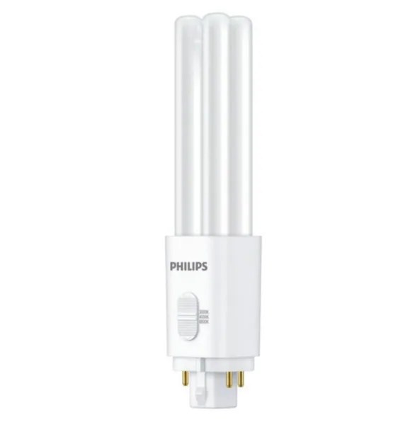 LED-pistokantalamppu Philips CorePro G24Q-3 3CCT 26=9,5W 4P HF/230V