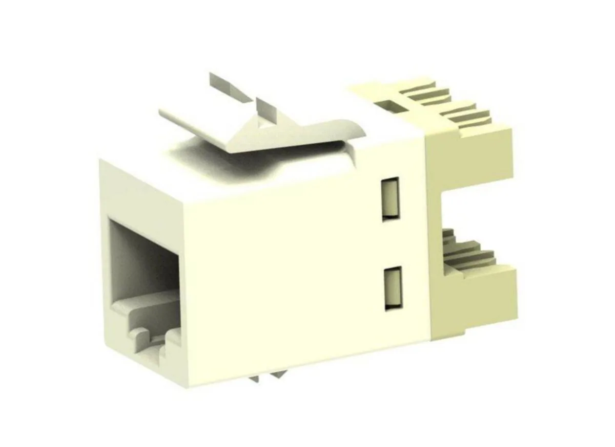 Liitinyksikkö Netconnect Cat6A suojaamaton - LIITINYKSIKKÖ CAT6A NETCONNECT UTP EI PÖLYLUUKKUA