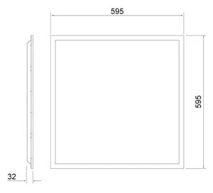 Moduulivalaisin Airam Pro Plano Pro HE - MODUULIVALAISIN PLANO PRO HE IP20 26W/830 PSMP AA WH