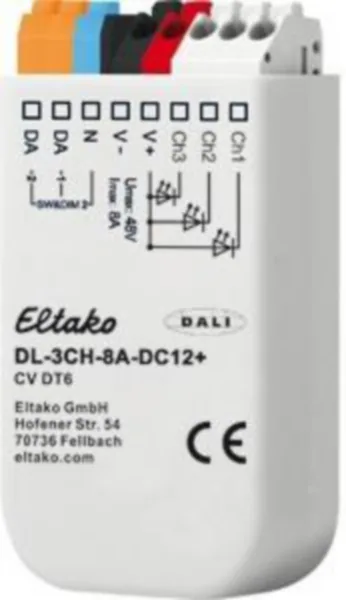 Valonsäädin Eltako DL-3CH-8A-DC12+