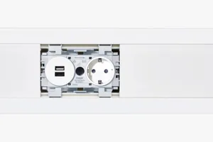 Kanavapistorasia Hager Ecoline PR+USB - KANAVAPISTORASIA ECOLINE GS1601 PR + USB A-C HF VAL