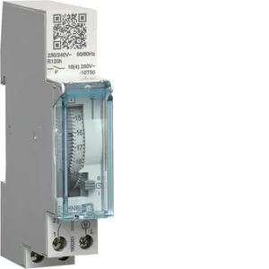 Kellokytkin mekaaninen Hager EHN011 - KELLOKYTKIN MEKAANINEN HAGER EHN011 VRK 1S 16A 230V VAR 1M