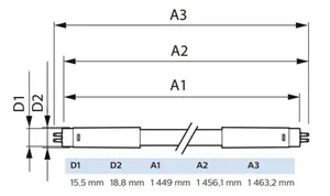LED-valoputki T5 Philips MASTER LEDtube - LED-VALOPUTKI T5 MASTER LED T5 1500MM 840 3000LM 20W HF