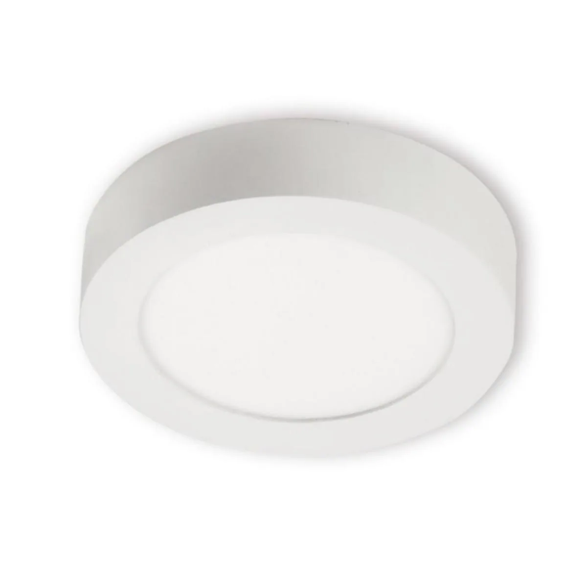Alasvalo Ensto Velox-paneeli pinta-asennettava pyöreä ALSD180PP IP20 11W 830/840 VA – 3000-4000
