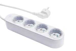 Älypistorasia jatkojohdolla Shelly Power Strip GEN4 - ÄLYPISTORASIA SHELLY POWER STRIP GEN4 WHITE