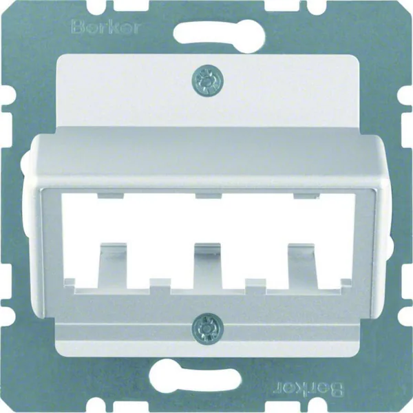 AV-rasia Hager S.1 3 MINI-COM MODUULILLE ALU