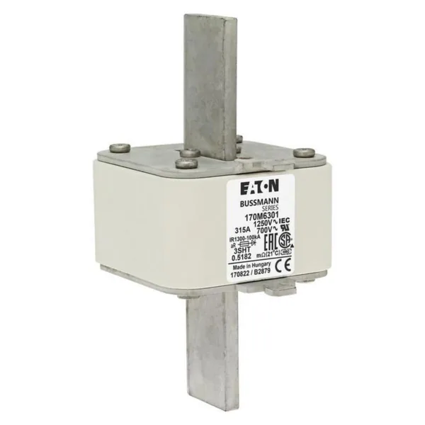 Kahvasulake Bussmann erikoisnopea kahva 3 315A 1250V KOKO 3SHT AR CU