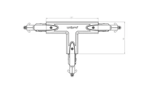Kosketinkiskotarvike Unipro T-kappale Dali - KOSKETINKISKOTARVIKE UNIPRO UNIPRO CTA3AW DALI T-KPL VALK
