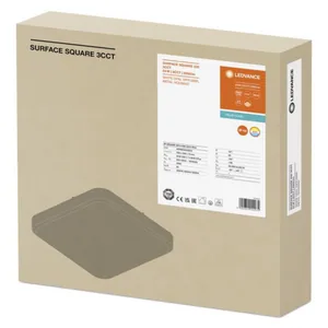 Pinta-asennusvalaisin Ledvance Surface Square - PINTA-ASENNUSVALAISIN LEDVANCE SF SQUARE IP44 24W 3CCT