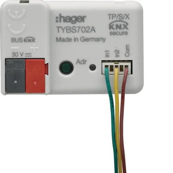 Tuloyksikkö Hager KNX ETS TYBS702A 2PV T JSEKA