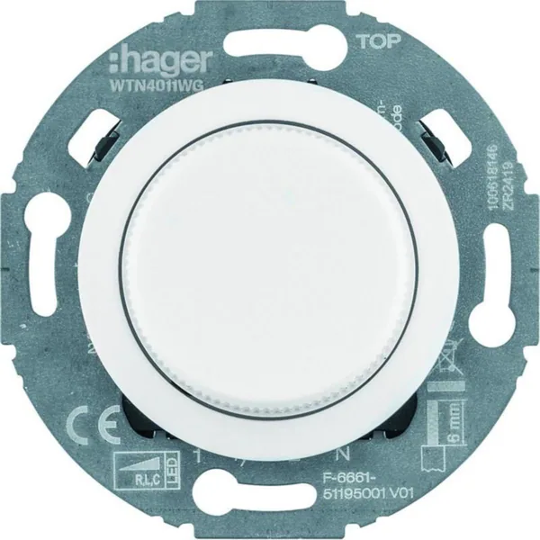 Valonsäädin Hager 1930 3-100W RLC+LED LAAJ. UKR VAL