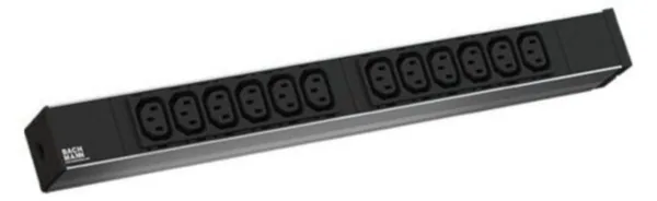 Jatkopistorasia Bachmann 19" PDU 12 X C13 + KLIPSIT