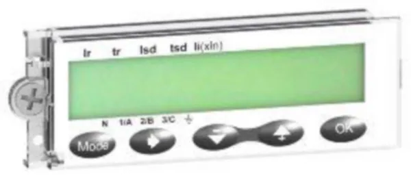 Kompaktikatkaisija Schneider Electric LV429486 MICRO 6.M LCD-NÄYTTÖ