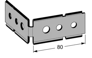 Kulmakiinnitin MP-Bolagen MP737 lankahylly - KULMAKAPPALE MP-BOLAGEN MP-737R LANKAHYLLYYN R