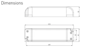 Muuntaja Helvar LL1 - MUUNTAJA LL1X30-E-CV24