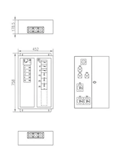 Pistorasiakeskus RST UTU Pinseri - PISTORASIAKESKUS PINSERI PINSERI 80.0123 80A IP44 RST