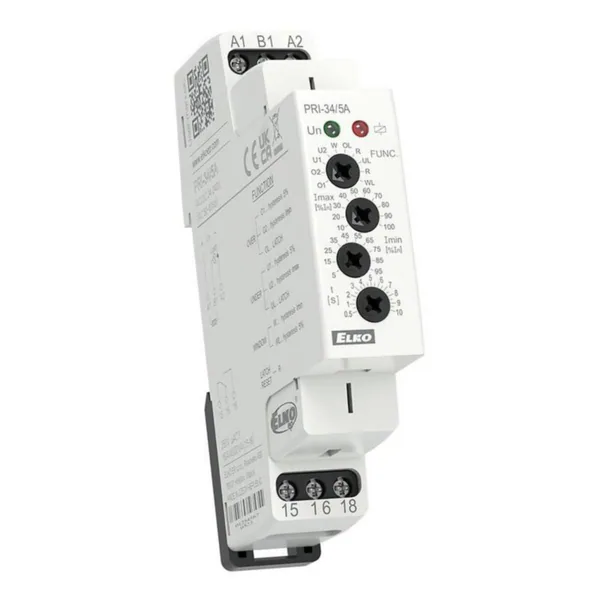 Valvontarele virta Elko PRI-34/2 24-240VU 1VK 16A TRMS